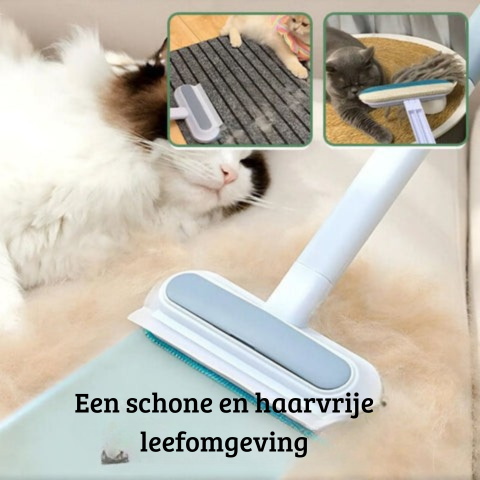 Lycentia FurCleaner™ – 3-in-1 Borstel & Bezem voor Huisdierenhaar
