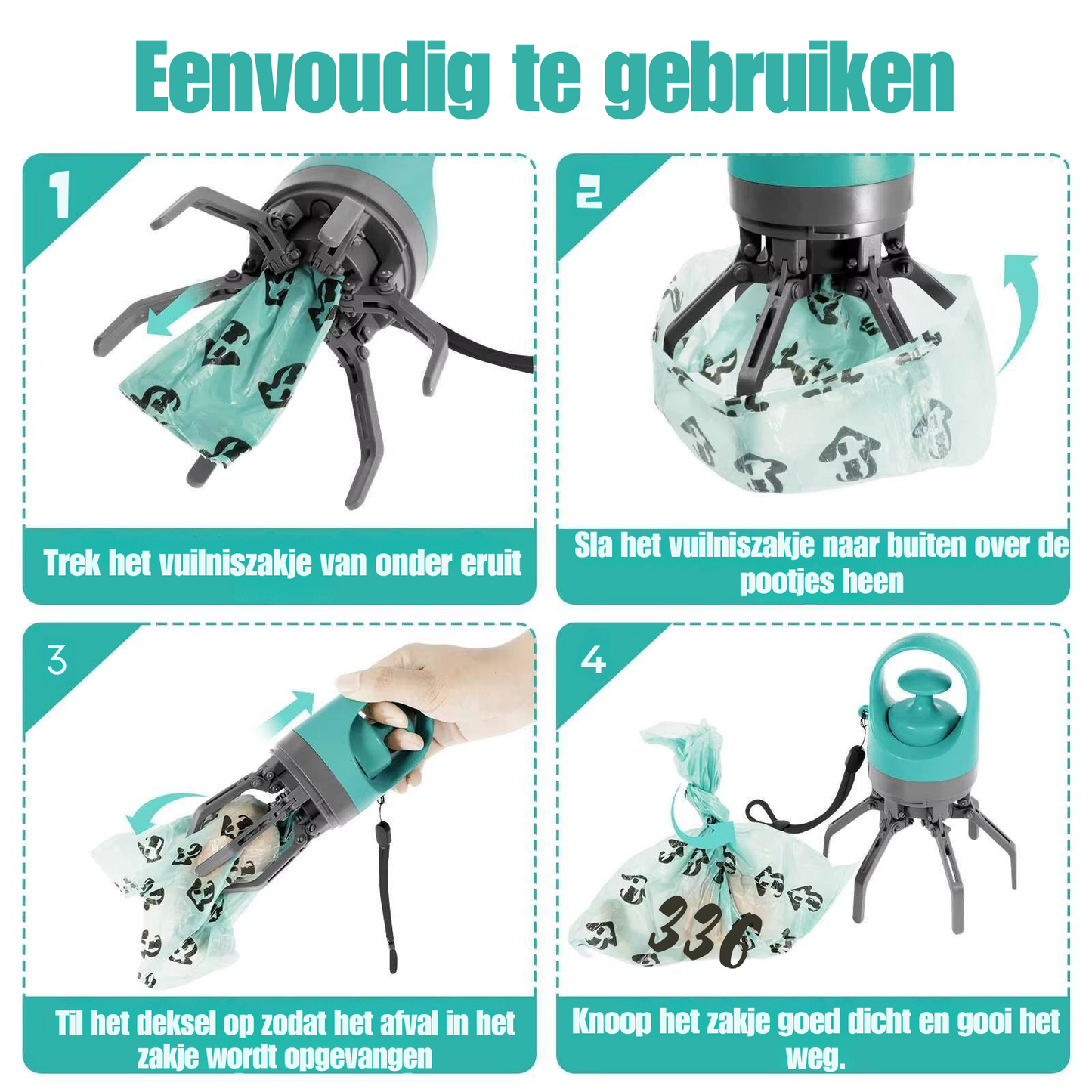 Lycentia PooperScooper™ – Geavanceerde Buiten-Schoonmaak Schep voor Honden