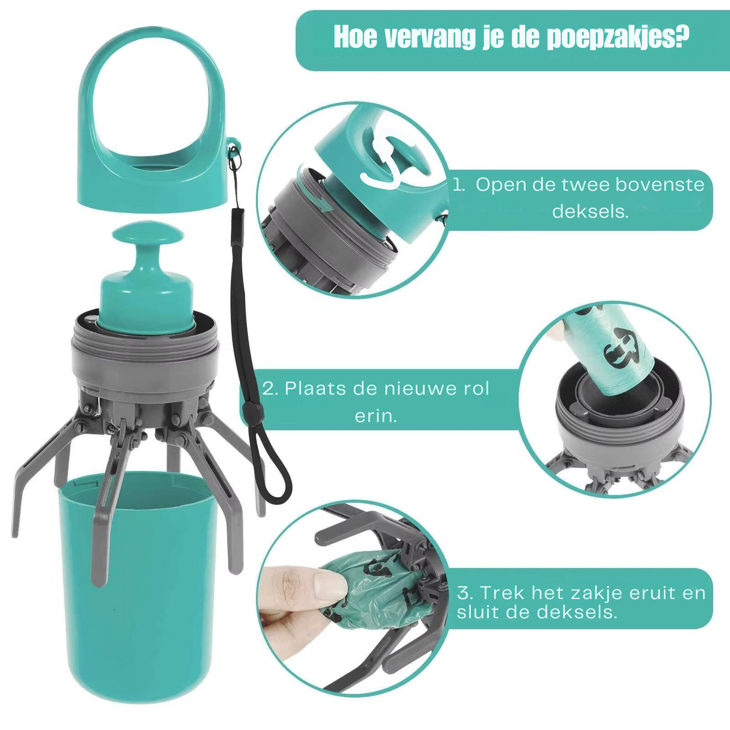 Lycentia PooperScooper™ – Geavanceerde Buiten-Schoonmaak Schep voor Honden