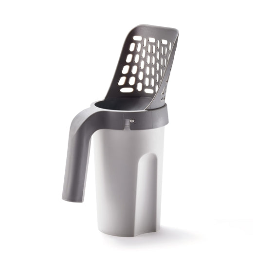 Lycentia HandyScoop™ – 2-in-1 Kattenbak-Schep met Zakjeshouder
