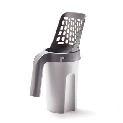 Lycentia HandyScoop™ – 2-in-1 Kattenbak-Schep met Zakjeshouder