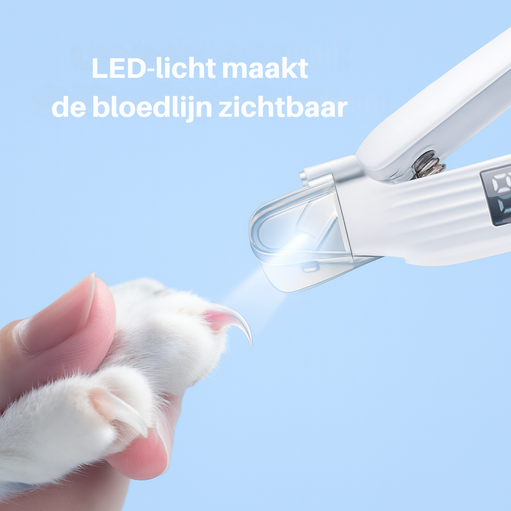 Lycentia PawCare™ – LED Nagelknipper voor Huisdieren