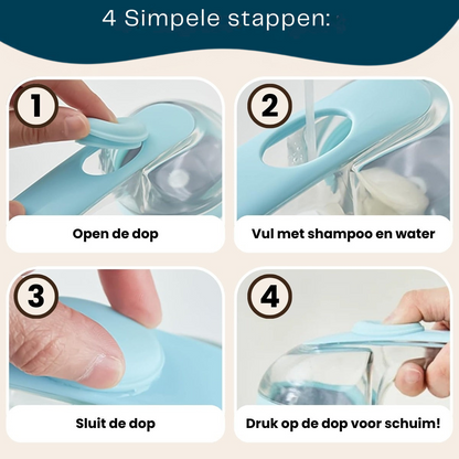 Lycentia DouchBrush™ – 2-in-1 Wasborstel met Zeepdispenser voor Huisdieren